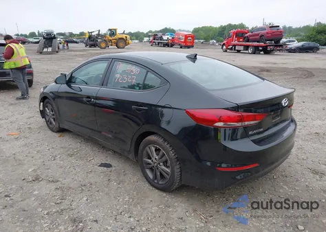 2018 Hyundai Elantra Sel from USA, damaged, VIN 5NPD84LF4JH309363